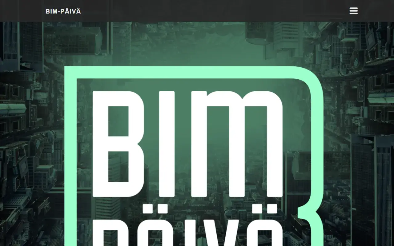 The BIM-päivä 2026 website