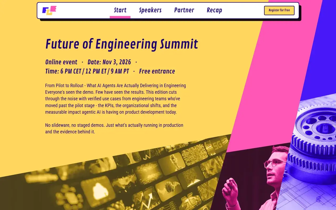 The Future of Engineering Summit (November 2026) website