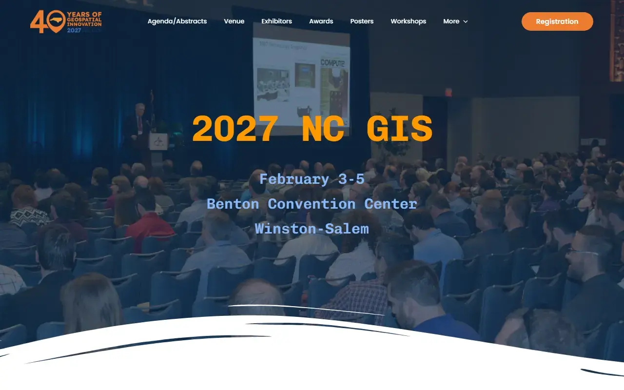 The NC GIS Conference 2027 website